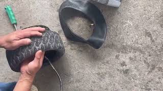 How to replace and inflate the inner tube of ZonDoo ZU10 [upl. by Zoha971]