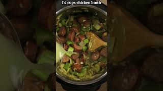 shorts Instant Pot Red Beans and Rice with Andouille Sausage  Zatarains Red Beans and Rice Mix [upl. by Godiva]