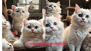 Cats Wedding is Sad because of a Big Firecat cutecat aicat kitten catstory 4k Billi [upl. by Nomi175]