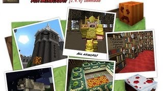 MineCraft  Texture Pack Review  Sphax PureBDCraft  147 [upl. by Hermina]