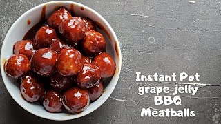 Instant Pot Grape Jelly Meatballs [upl. by Kayle]