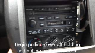 How to remove radio from Mitsubishi 2002 [upl. by Firahs570]