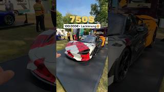 100000€ Lackierung🤯🤯 am McLaren 750s Spider Tripple Crown  Goodwood 2024 [upl. by Feerahs]