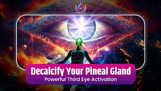 Instantly Decalcify Your Pineal Gland  Awaken Third Eye for Clarity of Thought amp Perception  963Hz [upl. by Gannon130]