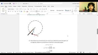 Tarea 3  Cinemática Rotacional [upl. by Ridglee213]