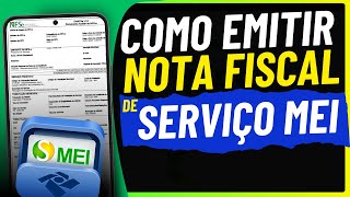 Como EMITIR nota FISCAL como MEI✅ [upl. by Baskett]