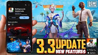 BGMI NEW UPDATE 33  Best Features Erangel 30 Gun Meta Realistic Changes amp More  NATURAL YT [upl. by Ariaic]