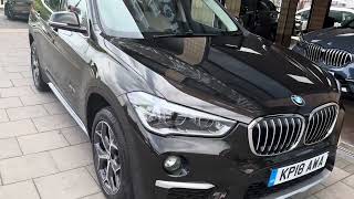 2018 18 BMW X1 XDRIVE XLINE 20i AUTO  HIGH SPEC  14750 MILES  1 OWNER FBMWSH [upl. by Auhsoj977]