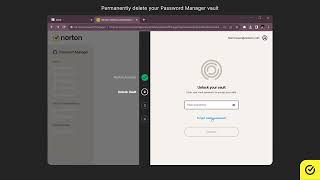 How to permanently delete your Norton Password Manager vault 1 [upl. by Connel]