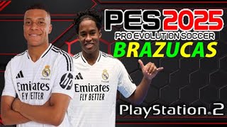 JOGANDO NOVO PES2025 NO PLAYSTATION 2 Ps2 aethersx2 pcsx2 Opl [upl. by Snave976]