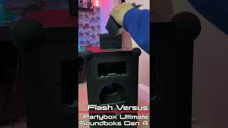 JBL Partybox Ultimate Vs Soundboks Gen 4  Flash Versus [upl. by Ahsotan]