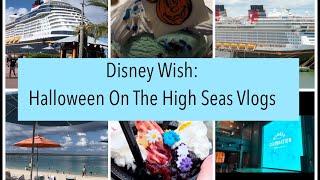 Disney Wish Halloween On The High Seas vlogs Day 0 1 and 2 [upl. by Akiemahs280]