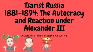 Tsarist Russia Autocracy and Reaction Alexander III [upl. by Pendergast]