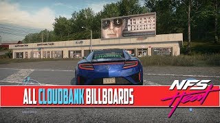 Need For Speed Heat All BILLBOARD Locations Cloudbank [upl. by Ennovi834]