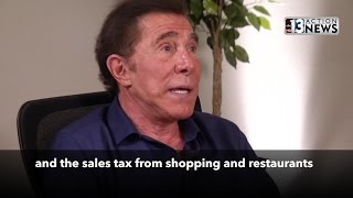 The benefits of the room tax and the NFL according to Steve Wynn [upl. by Hashum]