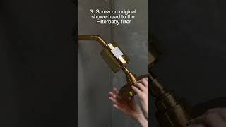 Filterbaby Pro Series Titanium Shower Filter [upl. by Annaigroeg]