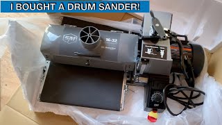 I Bought a Drum Sander Unboxing and Setting up my Supermax 1632 [upl. by Araed]