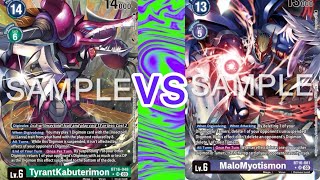 Tyrantkabuterimon Vs MaloMyotismon  Redirects or trashing [upl. by Euridice]