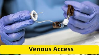 Venous Access Central Venous Catheter Subclavian Vein [upl. by Eadas]