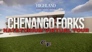 Chenango Forks CSD  Virtual Rendering Walkthrough  Aquatics Center [upl. by Bibby]