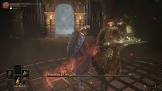 DS3 Archthrones Silver Knight Captain Boss Fight [upl. by Poore17]