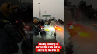 Sunday morning is different for riders 😅shortvideo automobile motorcycle minivlog trending [upl. by Vida]