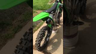 2013 Kawasaki Kx450f FMF exhaust [upl. by Haelahk]