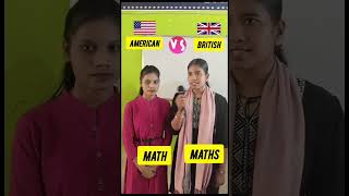 British vs Americanytshortsytstudio EnglishwithLucy ZAmericanEnglishEnglishConnectionByKanchan [upl. by Aztiley]