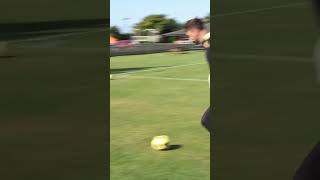 Taking a short one off the gaffa ScottLoachGK soccerplayer soccer goalkeeper football goals [upl. by Anilat733]