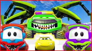 The Lightning McQueen Spider Robot Eater amp Spider Eater  Coffin Dance Meme Song COVER [upl. by Sandry]