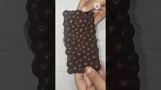 homemade nuts chocolatehomemade shortvideo bubble chocolate yummy  tasty cake youtubeshorts [upl. by Ydnim]