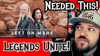 MARKO HIETALA  Left On Mars ft Tarja Turunen  REACTION [upl. by Wise]