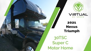 2021 Triumph 30TSC Super C Motor Home WalkThrough [upl. by Tjader]