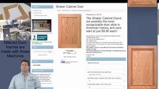 How to buy top quality Kitchen Cabinet Doors online [upl. by Nastassia728]