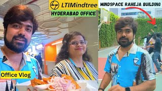 LTIMindtree Office Hyderabad  LTIMindtree Mindspace Raheja Building  Office Vlog  Office Life [upl. by Amari]