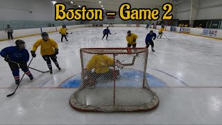 GoPro Hockey Goalie  Those Terrible Pegs  Boston Game 2 [upl. by Leirud]