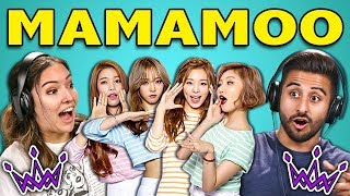 COLLEGE KIDS REACT TO MAMAMOO KPop [upl. by Enirehtakyram]