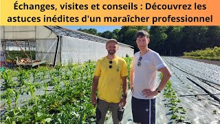 Échanges visites et conseils  Découvrez les astuces inédites dun maraîcher professionnel Bio [upl. by Jania829]