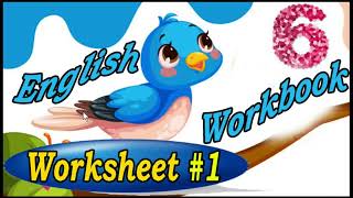 My English Workbook1 Class 6 6th Class PSEB  Worksheet 1 Fully Solved [upl. by Lach654]