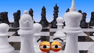 VIDS for KIDS in 3d HD  Chess Action Movie for Children – AapV [upl. by Aelat]