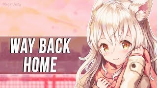 Nightcore  Way Back Home English Version  Lyrics [upl. by Sheya]