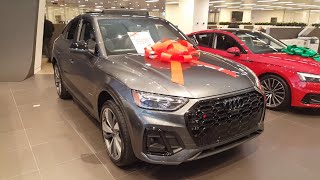 2022 Audi SQ5 Sportback quick look  The A performance machine [upl. by Miett102]