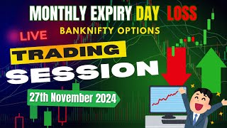 LIVE BANKNIFTY OPTION TRADING  SCALPING  27th NOV 2024  LOGICAL MINDSET [upl. by Mikey291]