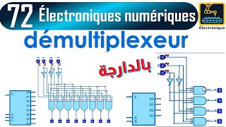 072 multiplexeur 4 vers 1 multiplexeur 8 vers 1 [upl. by Trebreh811]