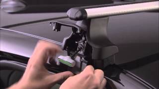 Thule 754 Foot Pack Video Demonstration  roofrackscouk [upl. by Sew]