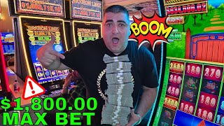 1800 Max Bet  World LARGEST JACKPOT LIVE [upl. by Ennove]