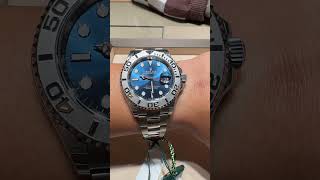 Rolex YachtMaster 40mm Blue Dial luxurywatches rolex watch [upl. by Constantina969]