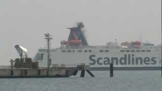 Ferry FS Sassnitz in Mukran Scandlines [upl. by Ramburt783]