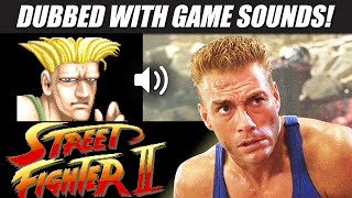 ‘Street Fighter’ movie dubbed with SF2 arcade sounds  RetroSFX Mashups [upl. by Krusche]