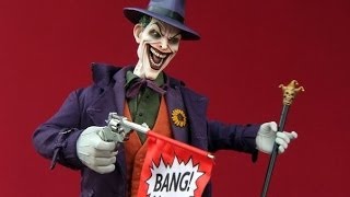 DC Comics Sideshow Collectibles The Joker 16 Scale Collectible Figue Review [upl. by Llarret]